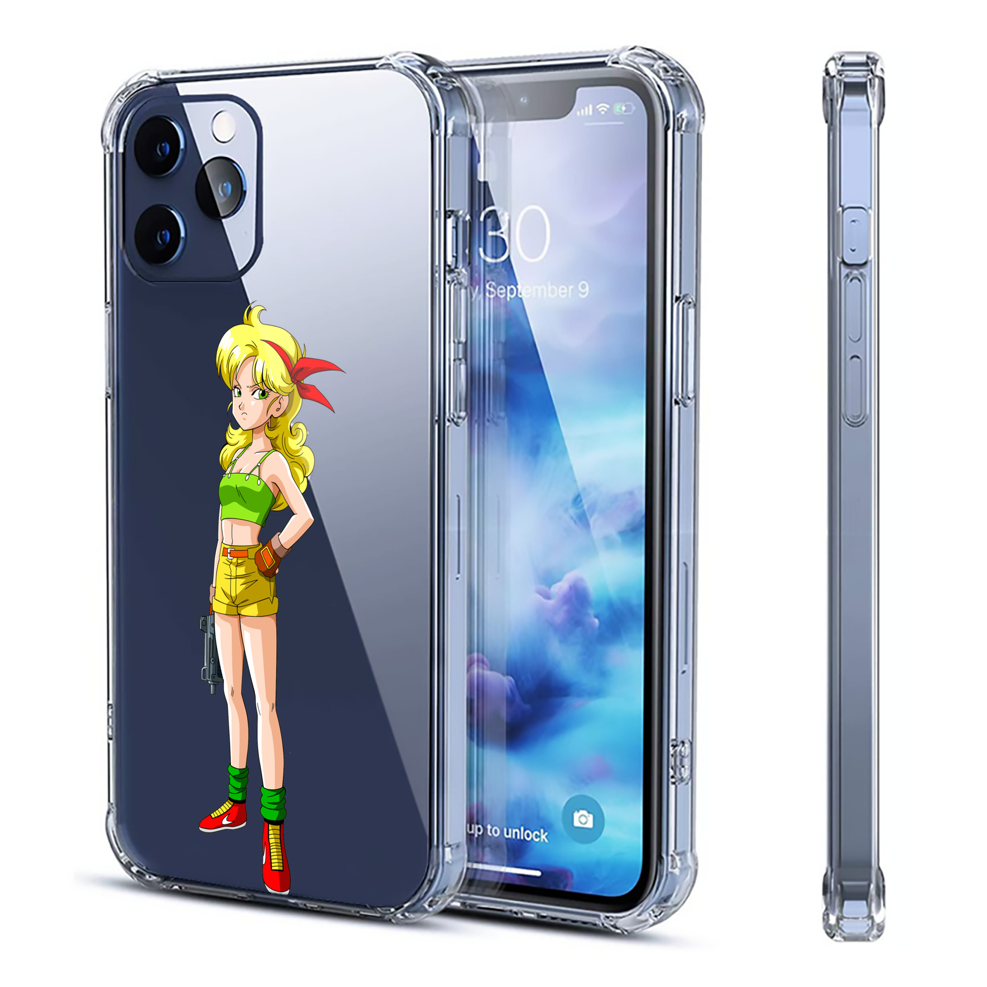 （画像用） ドラゴンボール DRAGON BALL 【iPhone 12シリーズ対応】透明スマホケース（クリアソフトケース）